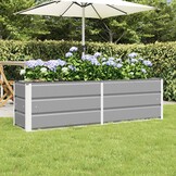 Plantenbak Staal Lichtgrijs (160x40x45cm) - 33% Korting