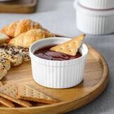 Ramekins Crème Brûlée Schaaltjes Set van 6 - Wit Porselein met Deksel - 31% Korting