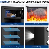 95L Kluis met Cijferslot & Sleutel - Vuurvast & Waterdicht (54% Korting)