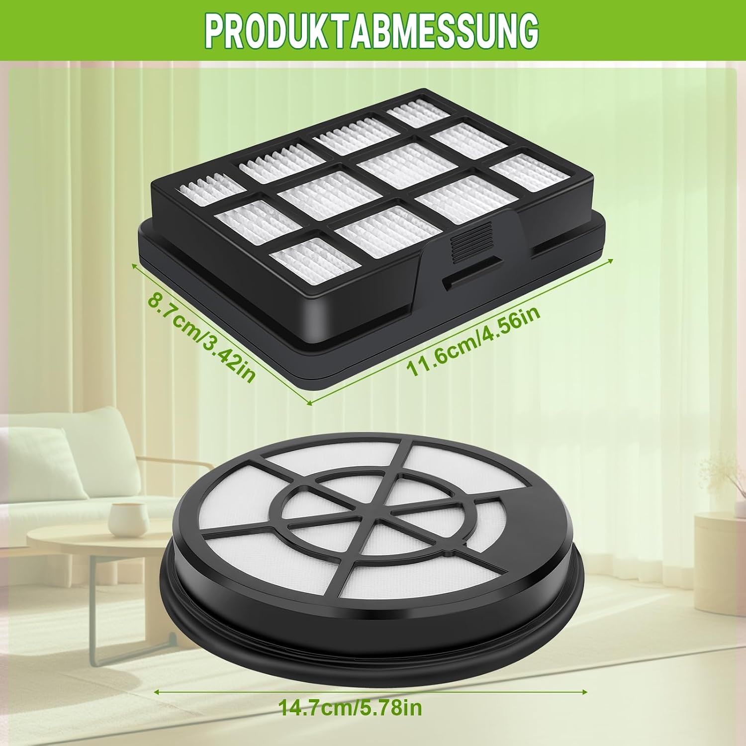 HEPA-filter set (2 stuks) voor Bosch stofzuigers BBZ152EF - 33% Korting