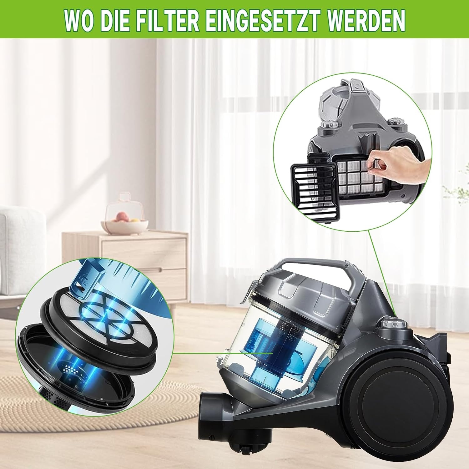 HEPA-filter set (2 stuks) voor Bosch stofzuigers BBZ152EF - 33% Korting