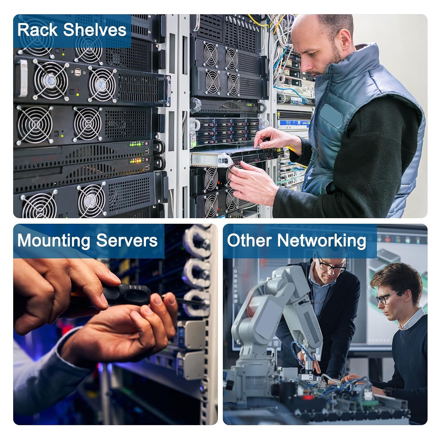 Kooimoeren 5/16-18 voor serverracks (25 stuks) - 43% korting