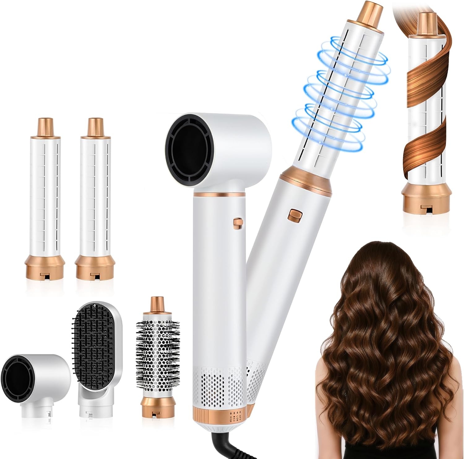 Heteluchtborstel Air Styler 5-in-1 1000W - 33% Korting