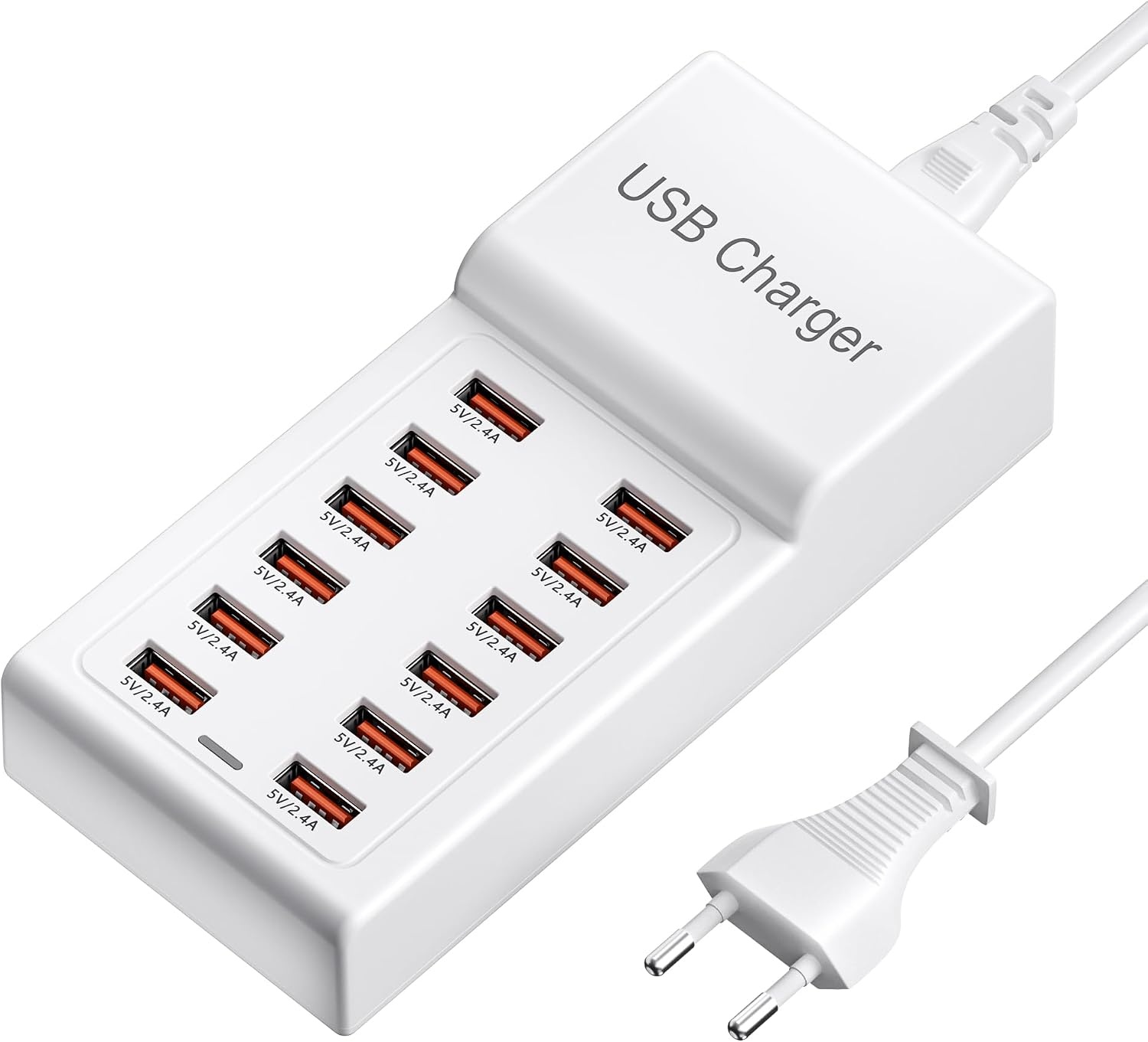 50W 12-Poorts USB Oplaadstation - iPhone, Samsung & Tablets (31% Korting)