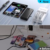50W 12-Poorts USB Oplaadstation - iPhone, Samsung & Tablets (31% Korting)
