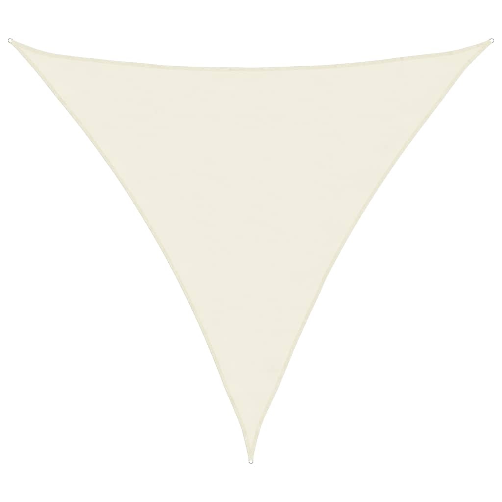 Driehoekig Zonnescherm Crème 3x3m - 32% Korting