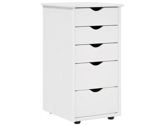 Kast Massief Vurenhout Wit - 53% Korting