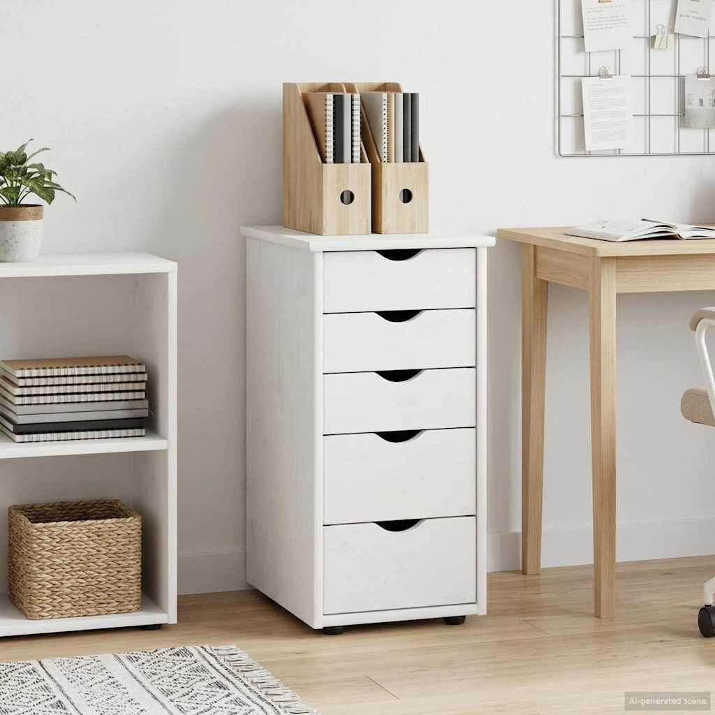 Kast Massief Vurenhout Wit - 53% Korting