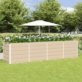 Plantenbak Ivoor 320x80x75 cm Staal - 34% Korting!