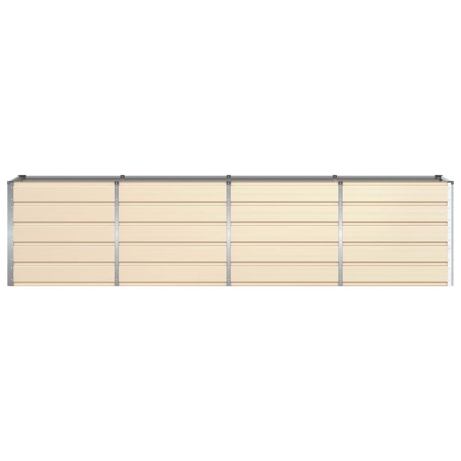 Plantenbak Ivoor 320x80x75 cm Staal - 34% Korting!