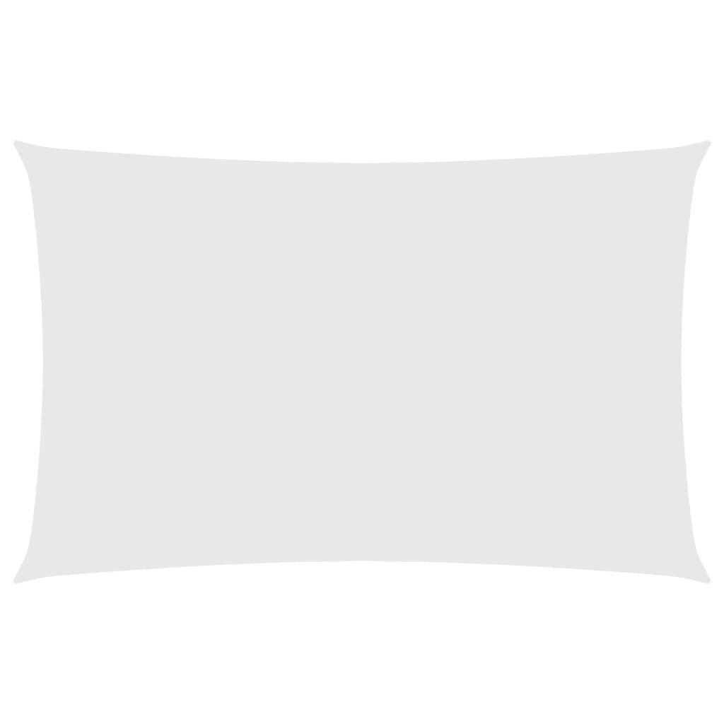 Rechthoekig Zonnescherm 4x7m Oxford Stof Wit - 34% Korting