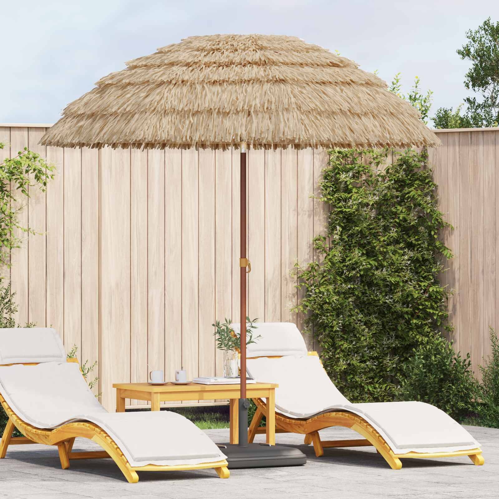 Tuinparasol Hawaïstijl 205cm Rond - 34% Korting!