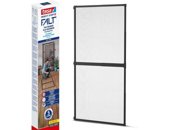tesa Insect Stop FALT Premium Aluminium Deurframe Verstelbaar - Antraciet