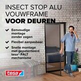 tesa Insect Stop FALT Premium Aluminium Deurframe Verstelbaar - Antraciet