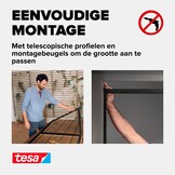 tesa Insect Stop FALT Premium Aluminium Deurframe Verstelbaar - Antraciet
