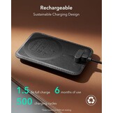 ESR MagSafe-portemonnee met Find My Functionaliteit, 5 kaarthouders, RFID-blokkering, sterke magnetische portemonnee tracker, voor iPhone 17e/17/16/15/14/13/12 serie, niet 13/12 Mini, zwart