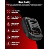 Accuadapter voor Parkside 20V Convert to for Einhell 18V accu