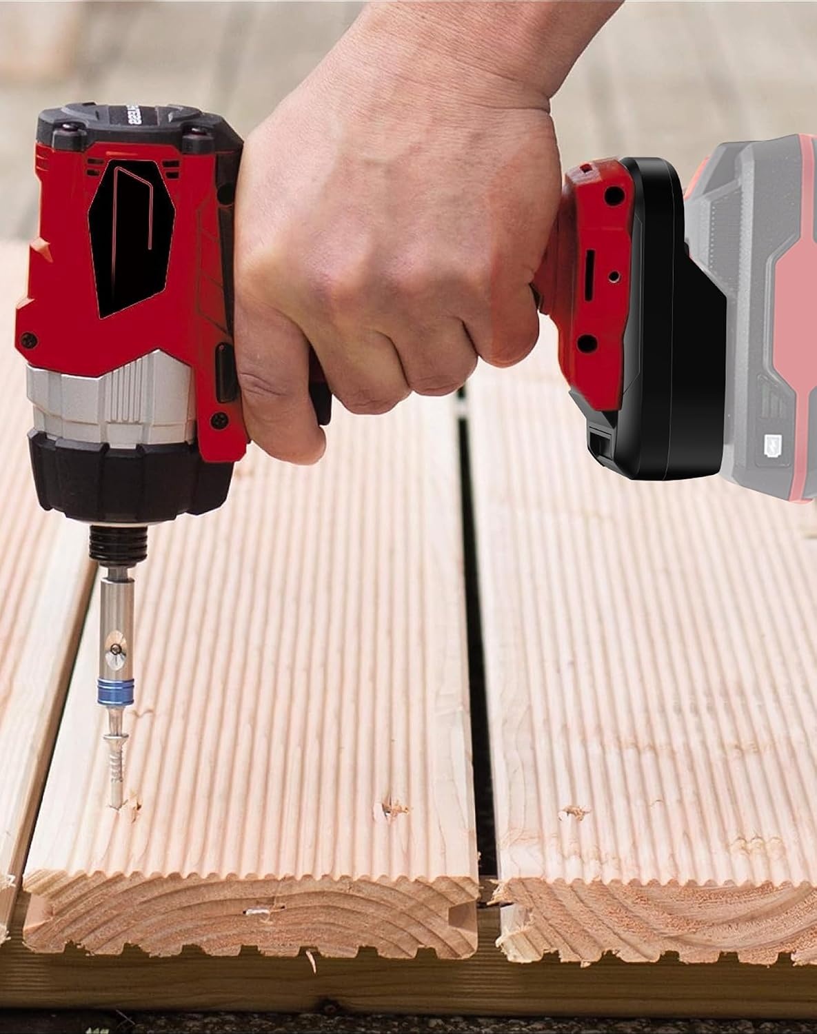 Accuadapter voor Parkside 20V Convert to for Einhell 18V accu