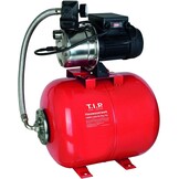 T.I.P. HWW 1300/50 Plus TLS 31311 Hydrofoorpomp met drukvat, debiet van 4.200 l/u, max. opvoerhoogte/max. druk van 50 m/5,0 bar, 1.200 watt, droogloopbeveiliging, stalen drukvat van 50 liter - Maat Fördermenge 4.200 l/h