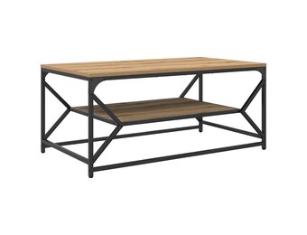 vidaXL Salontafel Artisan Eiken 90 x 50 x 40 cm