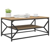 vidaXL Salontafel Artisan Eiken 90 x 50 x 40 cm