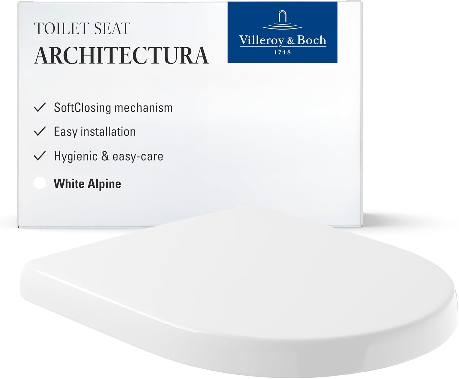 Villeroy & Boch (V+B) Subway 9M55S101 WC-zitting met Soft Close Wit