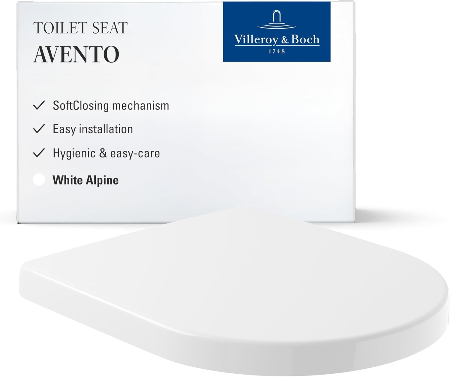 Villeroy & Boch (V+B) Subway 9M55S101 WC-zitting met Soft Close Wit