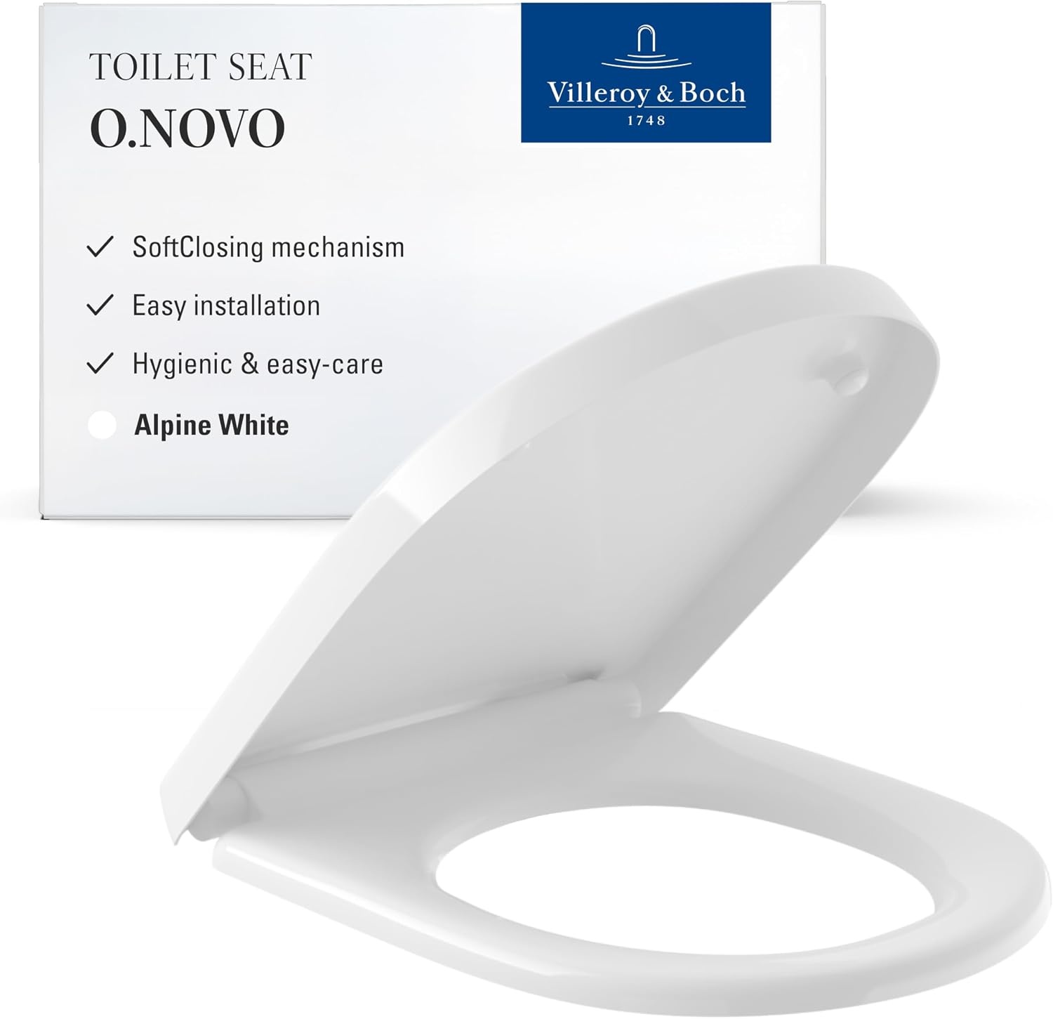 Villeroy & Boch (V+B) Subway 9M55S101 WC-zitting met Soft Close Wit