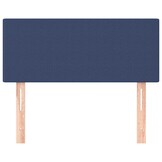 vidaXL Hoofdbord 100x5x78/88 cm stof blauw