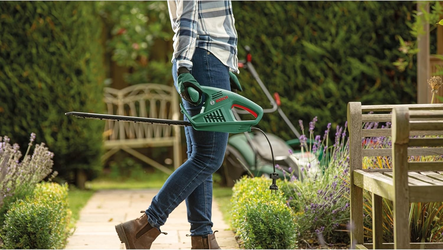Bosch Elektrische heggenschaar EasyHedgeCut 45 (420 W, meslengte 45 cm, in kartonnen doos)