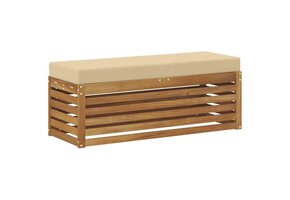 Buitenstoolbank Massief Acaciahout Naturel - 34% Korting