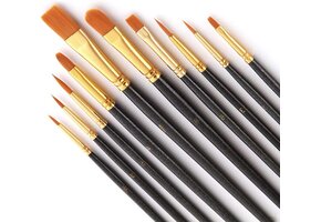 Penseelset 10-Delig Nylon - 57% Korting!