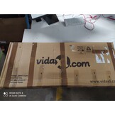 vidaXL Tuinschuur met dak Wit 59,5 x 56 x 176,5 cm Massief Vurenhout