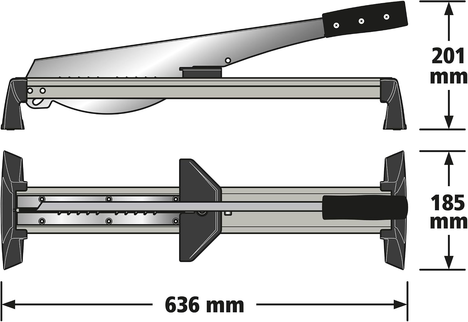 wolfcraft LC 600 Laminaatsnijder - Voor Laminaat tot 11 mm Dik