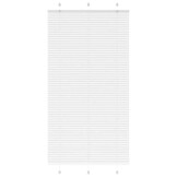 vidaXL Plissé rolgordijn 110x200 cm stofbreedte 109,4cm polyester wit
