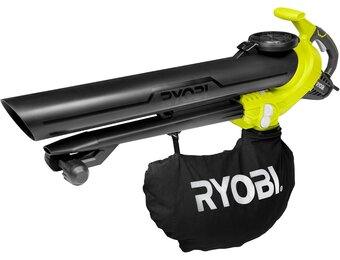 RYOBI RBV3000CESV Elektrische bladzuiger, 3000 W, luchthoeveelheid 16 m³/min, luchtsnelheid 375 km/u, opvangzakgrootte 45 l, bladverliezende hakverhouding 16:1