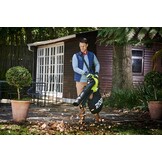 RYOBI RBV3000CESV Elektrische bladzuiger, 3000 W, luchthoeveelheid 16 m³/min, luchtsnelheid 375 km/u, opvangzakgrootte 45 l, bladverliezende hakverhouding 16:1