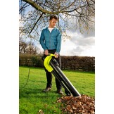 RYOBI RBV3000CESV Elektrische bladzuiger, 3000 W, luchthoeveelheid 16 m³/min, luchtsnelheid 375 km/u, opvangzakgrootte 45 l, bladverliezende hakverhouding 16:1