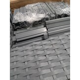 Verhoogde Plantenbak LxB=160x40cm Polypropeen Lichtgrijs - 53% Korting