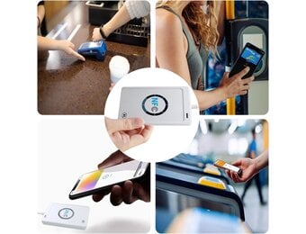 DEWIN ACR122U RFID,NFC RFID Reader NFC RFID-lezer Fast NFC schrijver ACR122U ISO 14443A/B met Vrije Software (Wit)