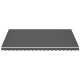 vidaXL Luifeldoek Vervanging Antraciet 5x3,5m - 34% Korting