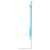 vidaXL Bedhekje peuter 150x25 cm stof blauw