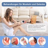 Cold Red Light Apparaat Handheld 650 & 808 nm 5-30 minuten behandelapparaat, inclusief houder en glas