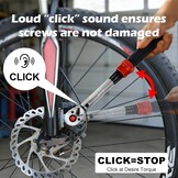 Hairich Momentsleutelset 3-delig | 1/4 inch + 3/8 inch + 1/2 inch | 3-25 Nm, 5-60 Nm, 20-230 Nm | ± 3% nauwkeurigheid | 72-tanden ratelkop | professionele torque wrench voor fiets, auto en motorfiets