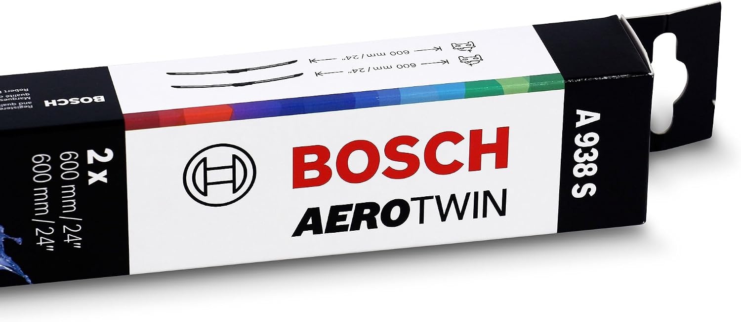 Bosch Aerotwin A938S Ruitenwisserbladen set 600 mm - Zwart