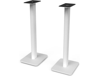 Kanto SP26PLW 26-inch boekenplankluidsprekerstandaard - laag profiel - set van 2 stuks (wit)