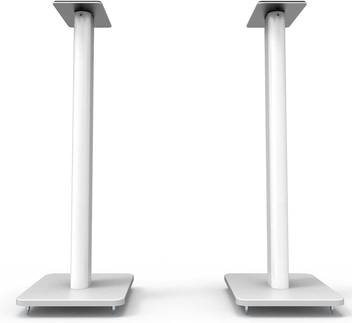 Kanto SP26PLW 26-inch boekenplankluidsprekerstandaard - laag profiel - set van 2 stuks (wit)