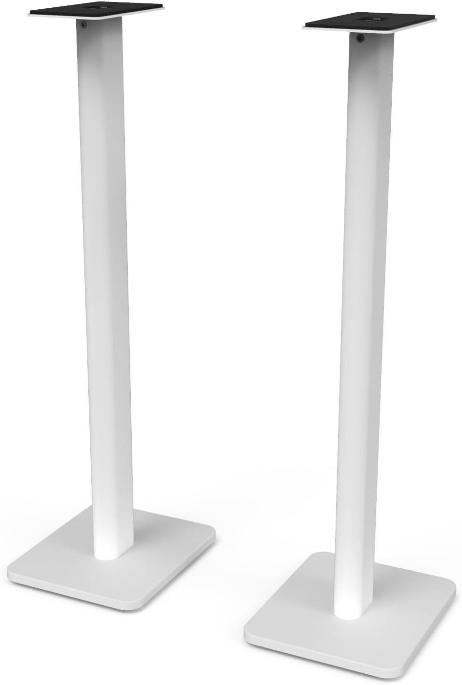 Kanto SP26PLW 26-inch boekenplankluidsprekerstandaard - laag profiel - set van 2 stuks (wit)