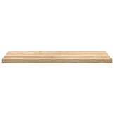 vidaXL Vensterbanken 2 st onbehandeld 110x40x2 cm massief eikenhout