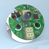 Badkamerventilator met vochtsensor 100 mm, automatische badkamerventilator met nalooptimer, stil 31 dB, 115 m³/h, voor montage aan de muur en raam, wit